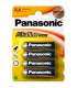 PANASONIC BRONZE PILA ALCALINA AA LR6 BLISTER4