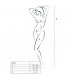 PASSION WOMAN BS014 BODYSTOCKING NEGRO TALLA UNICA
