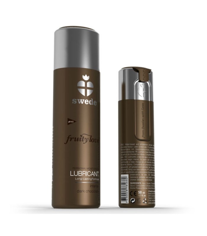 SWEDE FRUITY LOVE LUBRICANTE CHOCOLATE NEGRO 100 ML