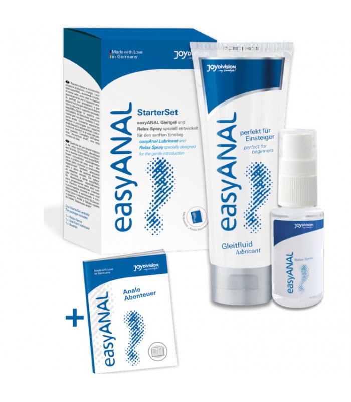 EASY ANAL STARTER SET LUBRICANTE RELAJANTE ANAL
