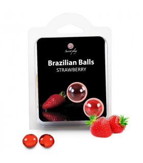 BRAZILIAN BALLS FRESAS SET 2 BOLAS