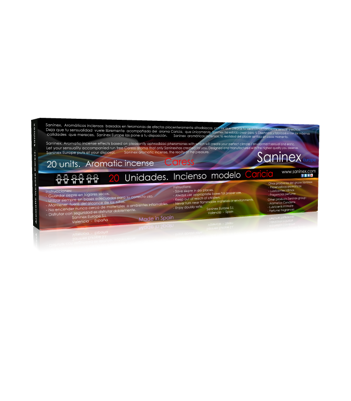 SANINEX INCIENSO AROMATICO CARICIA 20 STICKS