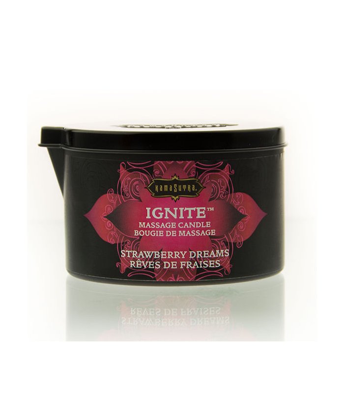 KAMASUTRA VELA DE MASAJE SUENOS DE FRESA 1710GR