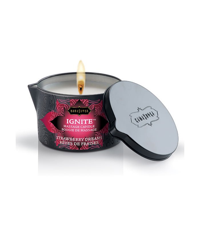 KAMASUTRA VELA DE MASAJE SUENOS DE FRESA 1710GR