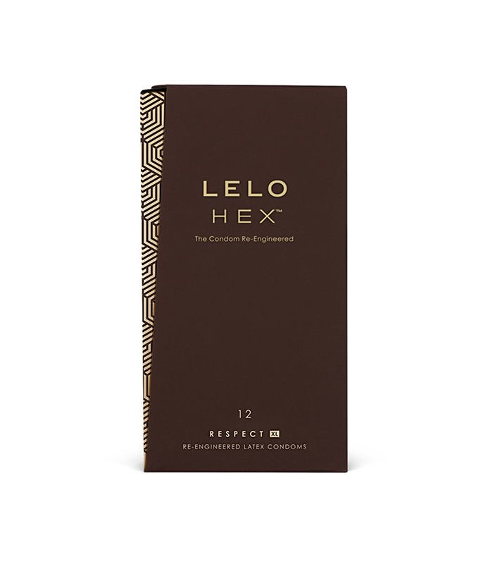 LELO HEX CONDOMS RESPECT XL 12 PACK