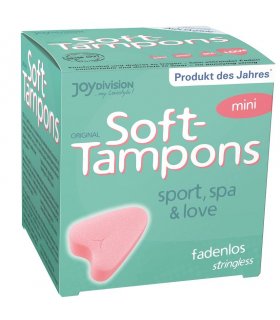 SOFT TAMPONS TAMPONES ORIGINALES MINI LOVE 3UDS