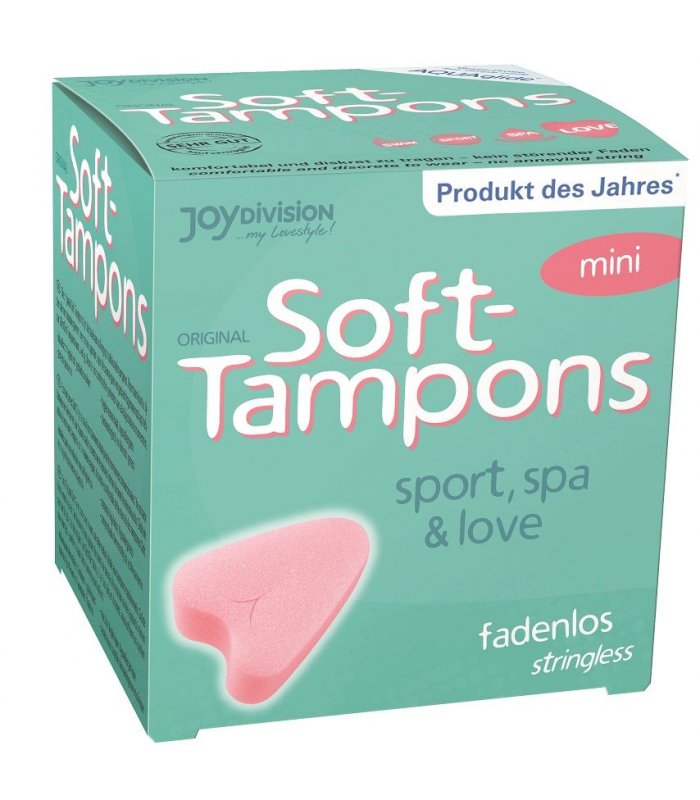 SOFT TAMPONS TAMPONES ORIGINALES MINI LOVE 3UDS