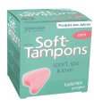 SOFT-TAMPONS TAMPONES ORIGINALES MINI LOVE / 3UDS