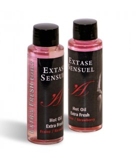 EXTASE SENSUEL ACEITE DE MASAJE EFECTO EXTRA FRESH FRESA 100ML