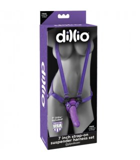 DILLIO ARNES STRAP ON CON TIRANTES Y DILDO 178 CM