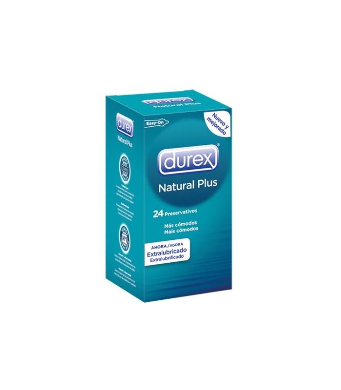 DUREX NATURAL PLUS 24 UNIDADES