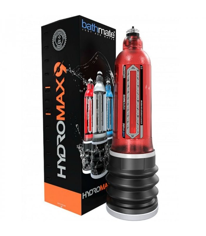 BATHMATE HYDROMAX 9 BOMBA AUMENTO PENE ROJO