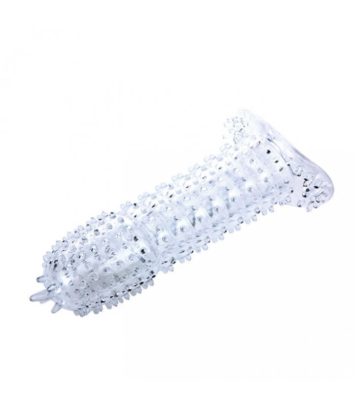 FUNDA LILA SILICONA CON PUNTITOS 14 2 CM