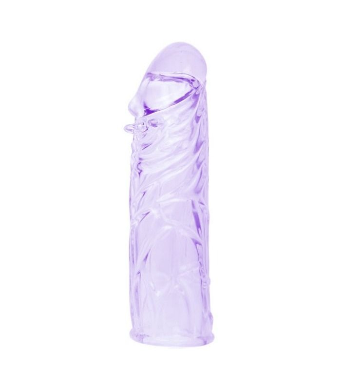 FUNDA LILA PARA EL PENE EN SILICONA ADAPTABLE 13CM