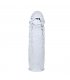 FUNDA TRANSPARENTE PARA EL PENE EN SILICONA 13CM