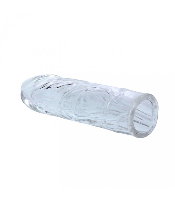 FUNDA TRANSPARENTE PARA EL PENE EN SILICONA 13CM