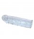 FUNDA TRANSPARENTE PARA EL PENE EN SILICONA 13CM