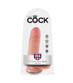 KING COCK 7 PENE REALISTICO NATURAL 178CM