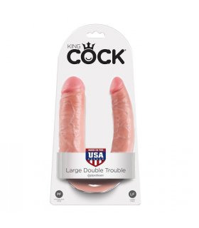 KING COCK DILDO DOBLE PENETRACIoN 178 CM NATURAL