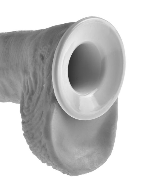 STRAP ON CON DILDO HUECO 28 CM Y TIRANTES COLOR CARNE