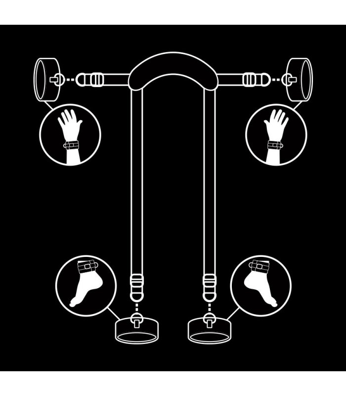 FETISH SUBMISSIVE POSICIoN MASTER CON 4 ESPOSAS