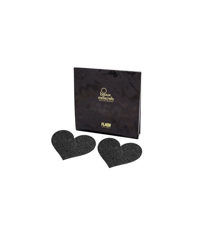BIJOUX PEZONERAS FLASH CORAZoN NEGRO