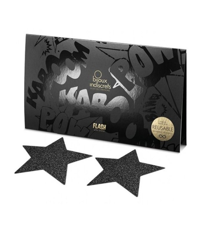 BIJOUX PEZONERAS FLASH ESTRELLA NEGRA