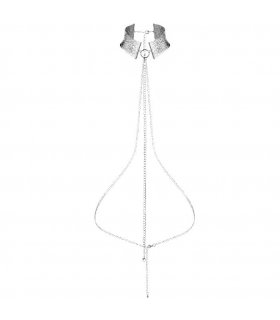 DeSIR MeTALLIQUE COLLAR METaLICO PLATEADO