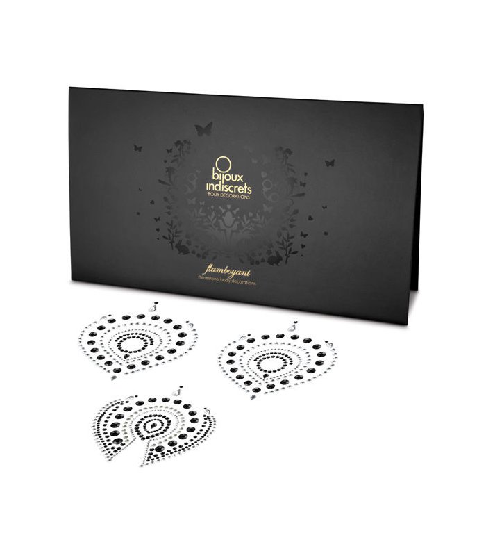 BIJOUX INDISCRETS FLAMBOYANT NEGROPLATA
