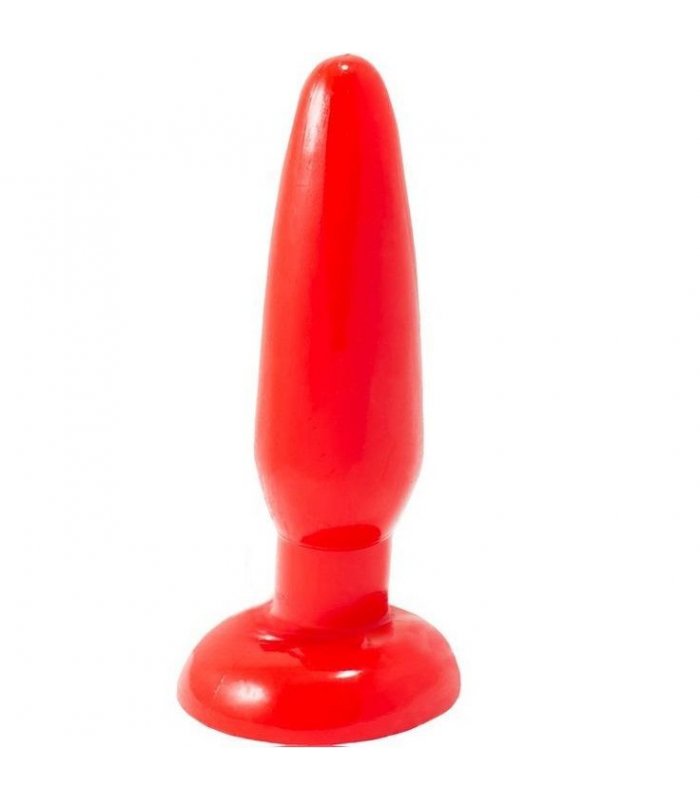 PLUG ANAL PEQUENO ROJO 15CM