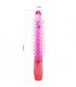FLEXI VIBE SENSUAL SPINE BENDABLE VIBRATING DILDO LILA 235 CM