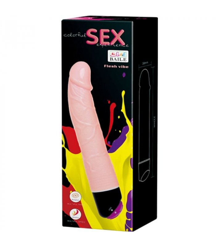 COLORFUL SEX VIBRACION Y ROTACION 24 CM