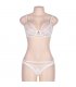 SUBBLIME QUEEN PLUS SET DOS PIEZAS CON TIRANTAS BLANCO