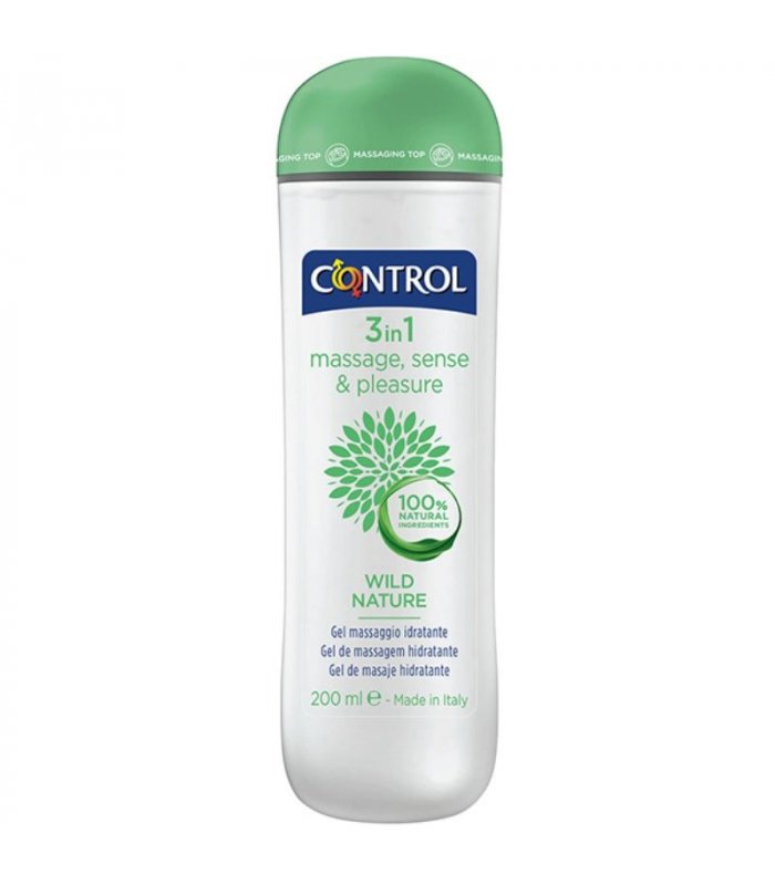 CONTROL WILD NATURE GEL MASAJE 3 EN 1 200 ML