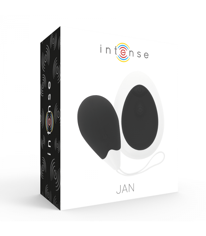 INTENSE JAN HUEVO VIBRADOR CONTROL REMOTO NEGRO