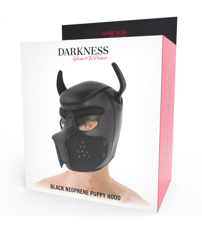 DARKNESS MaSCARA PERRO DE NEOPRENO CON HOCICO EXTRAiBLE M