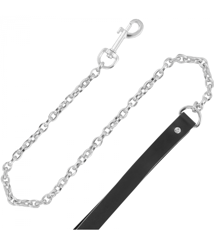 DARKNESS COLLAR LEATHER CON CORREA ALTA CALIDAD