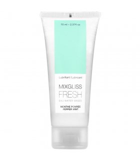 MIXGLISS LUBRICANTE BASE AGUA E FRIO SABOR A MENTA 70ML