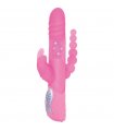 SEVENCREATIONS E RABBIT TRIPLE PLAY- VIBRADOR TRIPLE ESTIMULACIÓN ROSA