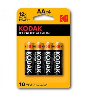 KODAK XTRALIFE PILA ALCALINA AA LR6 BLISTER4