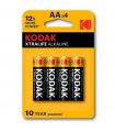 KODAK XTRALIFE PILA ALCALINA AA LR6 BLISTER*4