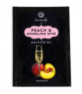 SECRETPLAY MONODOSIS ACEITE MASAJE MELOCOToN Y CAVA 10 ML