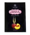 SECRETPLAY MONODOSIS ACEITE MASAJE MELOCOTÓN Y CAVA 10 ML