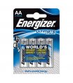ENERGIZER ULTIMATE LITHIUM PILA LITIO AA L91 LR6 1,5V BLISTER*4