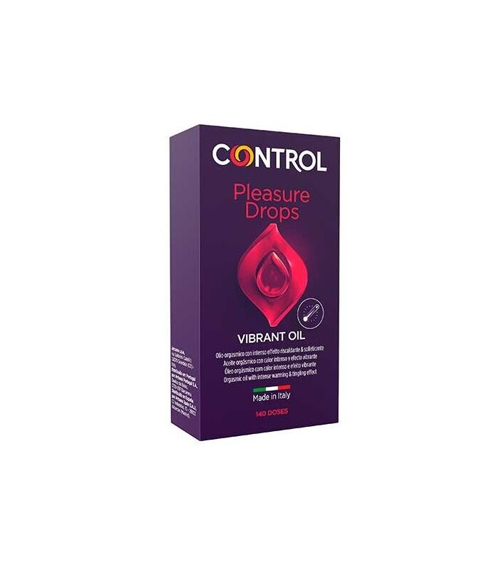 CONTROL PLEASURE DROPS ACEITE VIBRADOR