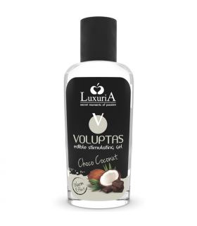 LUXURIA VOLUPTAS GEL ESTIMULANTE COMESTIBLE EFECTO CALOR COCO Y CREMA 100 ML
