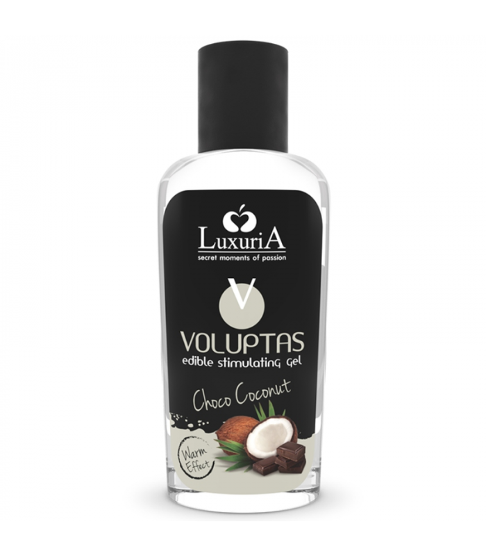 LUXURIA VOLUPTAS GEL ESTIMULANTE COMESTIBLE EFECTO CALOR COCO Y CREMA 100 ML