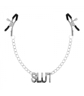 OHMAMA FETISH PINZAS PEZONES CON CADENA SLUT