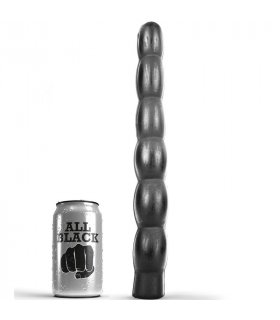 ALL BLACK ANAL DILDO 32CM