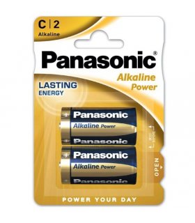 PANASONIC BRONZE PILA ALKALINA C LR14 BLISTER2